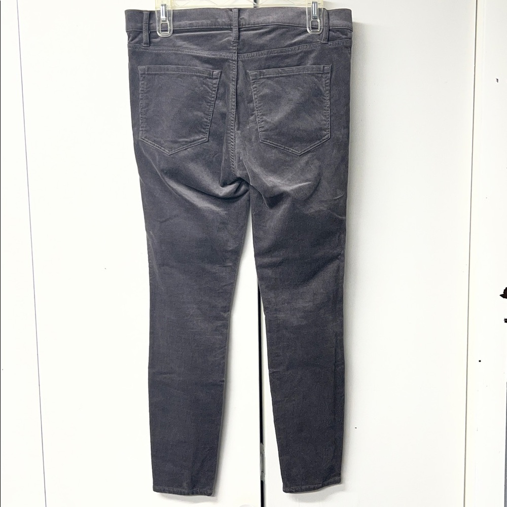 LOFT Charcoal Corduroy Modern Skinny Trousers - Picture 4 of 6